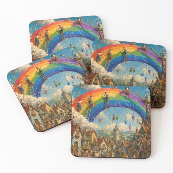 Item preview, Building a Rainbow designed and sold by FloramoonArt.