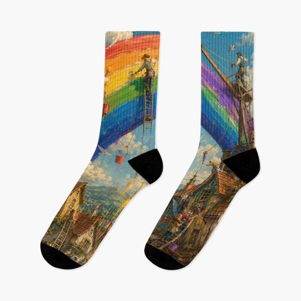 Item preview, Building a Rainbow designed and sold by FloramoonArt.