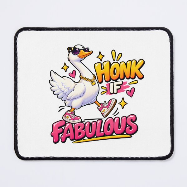 Item preview, Honk If Fabulous Funny Goose Design designed and sold by WeirdStation.