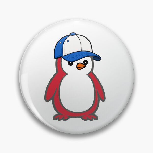 Item preview, Pippo Penguin with Baseball Cap - Cute Minimalist Character designed and sold by Pippo-Penguin.