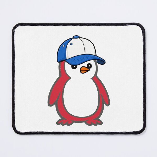 Item preview, Pippo Penguin with Baseball Cap - Cute Minimalist Character designed and sold by Pippo-Penguin.