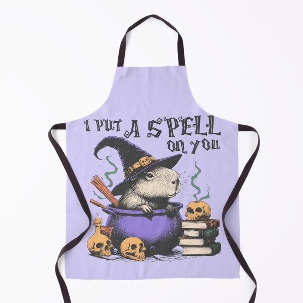 Item preview, Funny Capybara Witch Halloween - I Put A Spell On You designed and sold by legendaryskins.