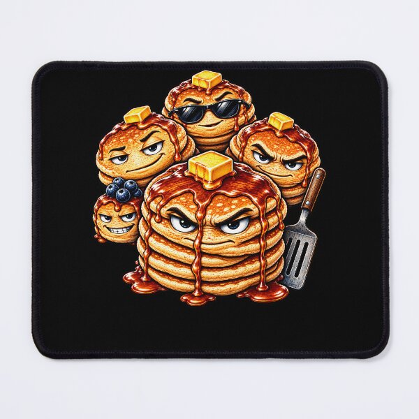 Item preview, Pancake Crew – Funny Breakfast Pancakes Syrup Food Humor Design designed and sold by PosiMCreations.