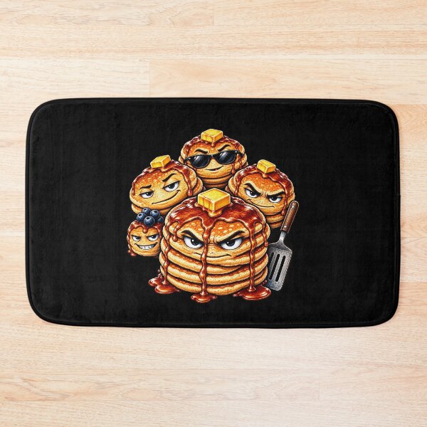 Item preview, Pancake Crew – Funny Breakfast Pancakes Syrup Food Humor Design designed and sold by PosiMCreations.