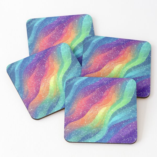 Item preview, Rainbow Galaxy Pattern Colorful Tie Dye Star Speckle designed and sold by Nine Lives Studio.