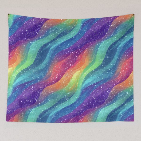 Item preview, Rainbow Galaxy Pattern Colorful Tie Dye Star Speckle designed and sold by Nine Lives Studio.