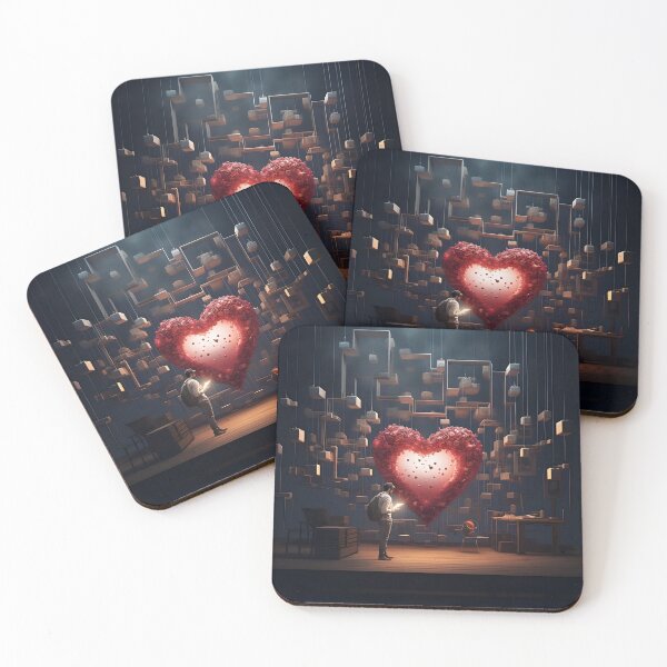 Item preview, Surreal Heart Love in a Lonely World designed and sold by Amr Siam.
