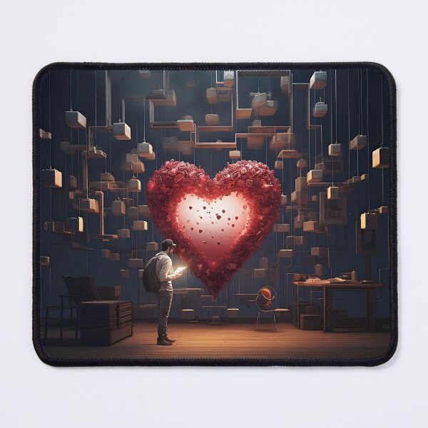 Item preview, Surreal Heart Love in a Lonely World designed and sold by Amr Siam.