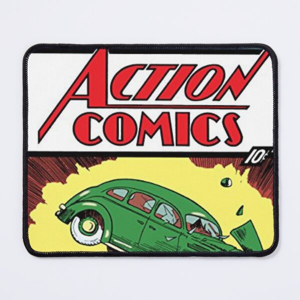 Item preview, Action Comics Comic Book Original Custom Vintage Movie Poster Art designed and sold by Cool Robot Bro..