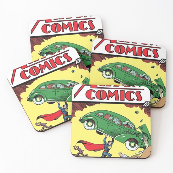 Item preview, Action Comics Comic Book Original Custom Vintage Movie Poster Art designed and sold by Cool Robot Bro..