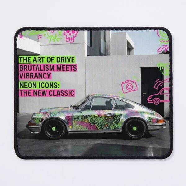 Item preview, Brutalist Walls, Neon Wheels designed and sold by Print Fiction.