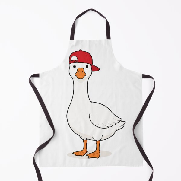 Item preview, Gustav the Goose – Cute Goose with Red Cap designed and sold by LittleGinnyArt.