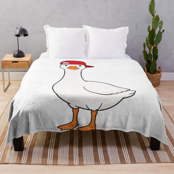 Item preview, Gustav the Goose – Cute Goose with Red Cap designed and sold by LittleGinnyArt.