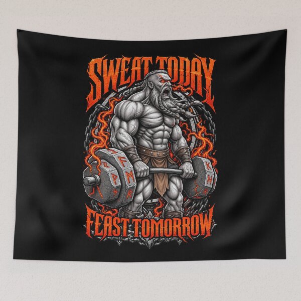 Item preview, sweat today feast tomorrow designed and sold by kurangasin.
