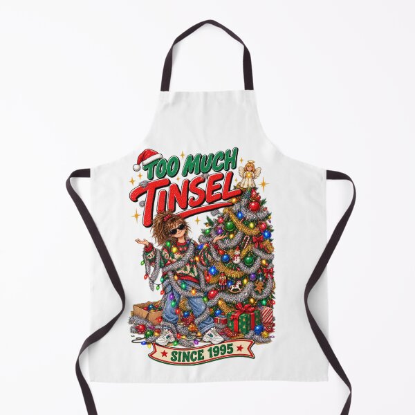 Item preview, Too Much Tinsel Since 1995 | Funny 90s Christmas designed and sold by MotylekAnia.