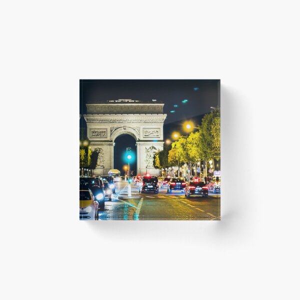 Item preview, Arc de Triomphe Night Traffic Paris Lights designed and sold by Craig Bernstein.