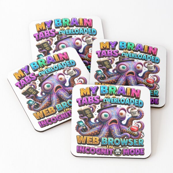 Item preview, My Brain Is A Tabs Overloaded Web Browser In Incognito Mode designed and sold by Sovereign Supply Co..