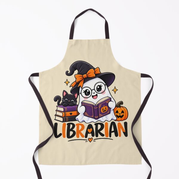 Item preview, Librarian Halloween Librarian Gift Cute Ghost Book Style designed and sold by Corvoria.