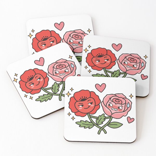 Item preview, Cute Red and Pink Roses Awkard designed and sold by 14U Commerce.