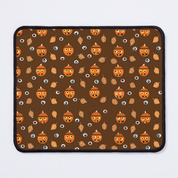 Item preview, Autumn pumpkins Faces Pattern designed and sold by Elaine M Hayward .