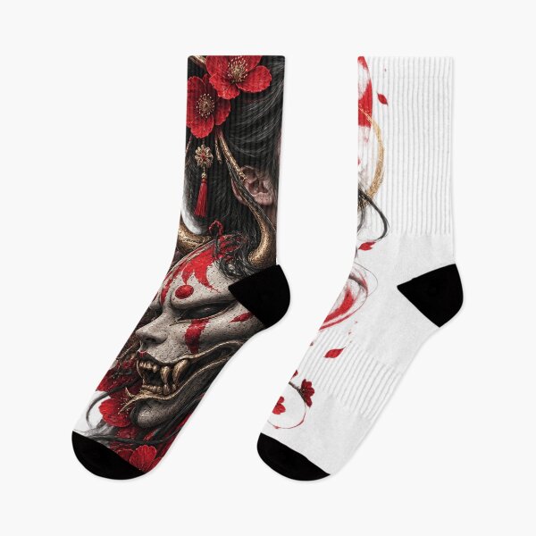 Item preview, Crimson Oni — Japanese Folklore Portrait designed and sold by RenderSpace.