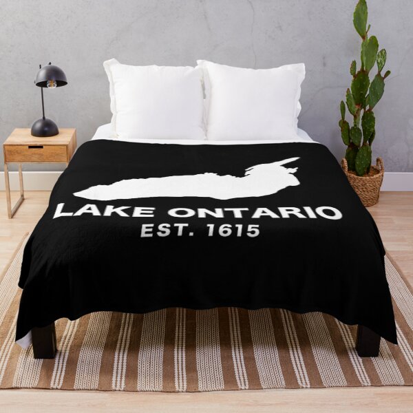 Item preview, Lake Ontario Map, Great Lakes Graphic designed and sold by anpollardStudio.