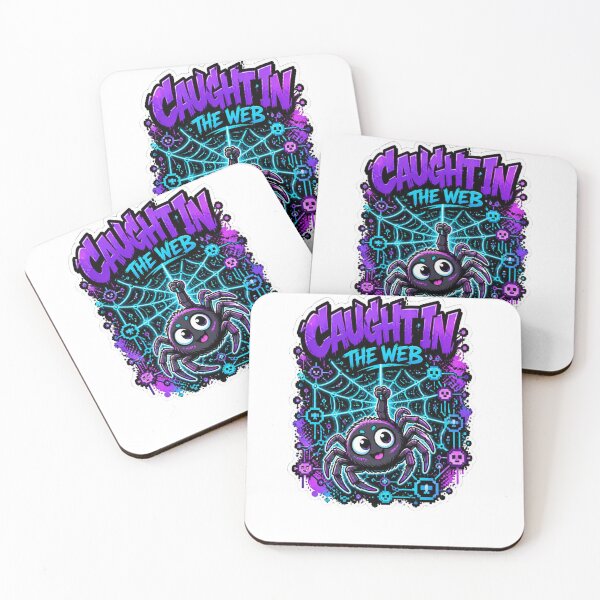 Item preview, Caught In The Web Gamer Spider Sticker | Funny Graffiti Gaming Animal Design designed and sold by Panom Suavichien.