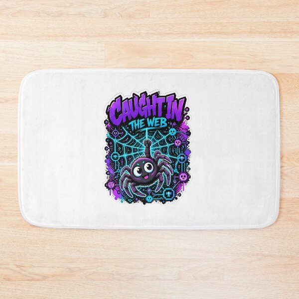 Item preview, Caught In The Web Gamer Spider Sticker | Funny Graffiti Gaming Animal Design designed and sold by Panom Suavichien.