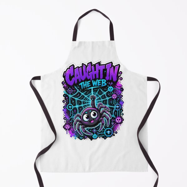 Item preview, Caught In The Web Gamer Spider Sticker | Funny Graffiti Gaming Animal Design designed and sold by Panom Suavichien.