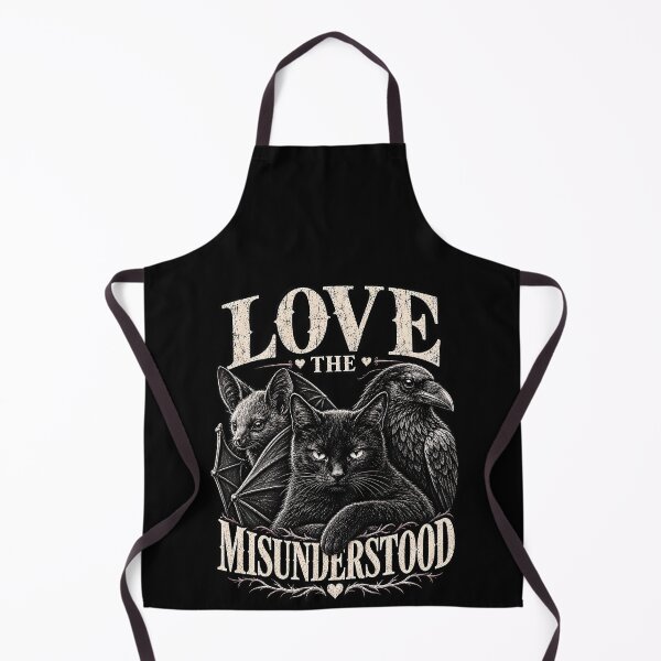 Item preview, Love The Misunderstood – Goth Black Cat Raven Bat Dark Aesthetic Design designed and sold by PosiMCreations.