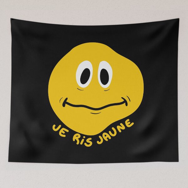 Item preview, Je ris jaune – Funny French Expression Yellow Smile designed and sold by OhLaBaguette.