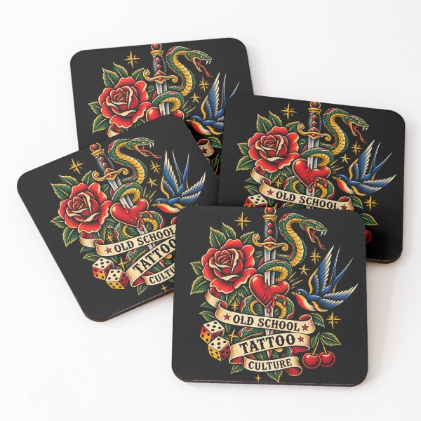 Item preview, Culture Old School Tattoo Traditional Ink designed and sold by Uglyandcute.