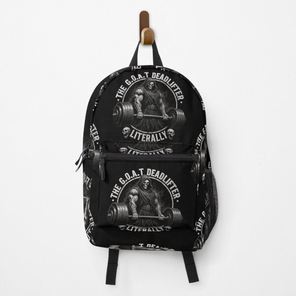 Item preview, Grim Reaper The GOAT Deadlifter Gym Humor designed and sold by Skulls & Calaveras.