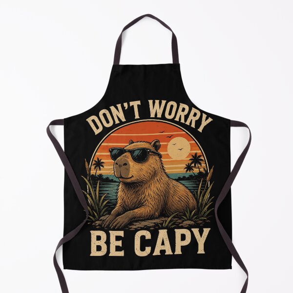 Item preview, Don't Worry, Be Capy Funny Capybara Lover designed and sold by gordonbwyashop.