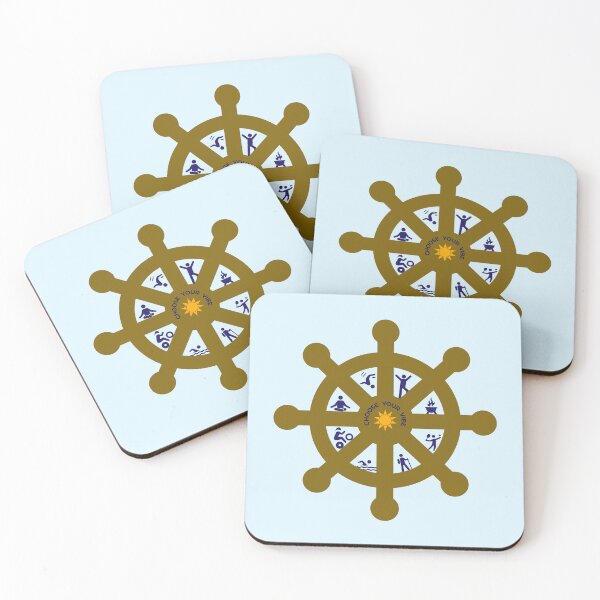Item preview, Choose Your Vibe Outdoor Life Wheel Emblem Art designed and sold by CreativeArtistL.