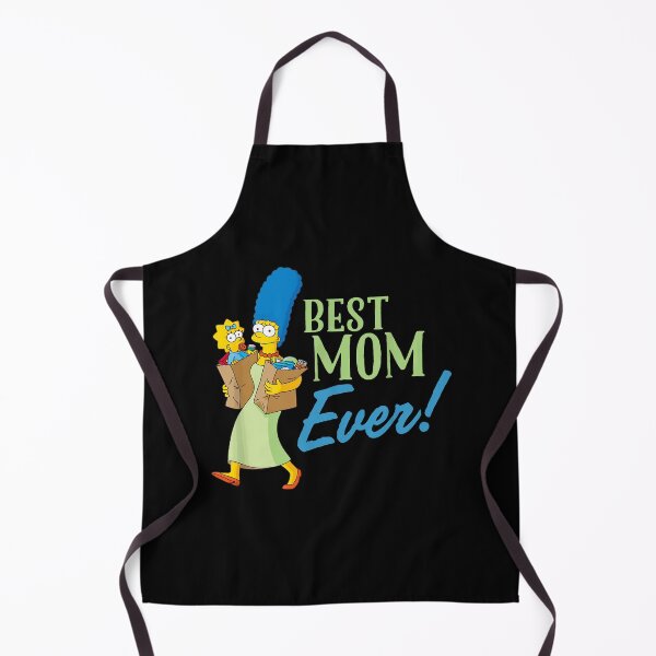 Item preview, Yellow Cartoon Family Blue Hair Mom Best Mom Ever designed and sold by ZachDowns.