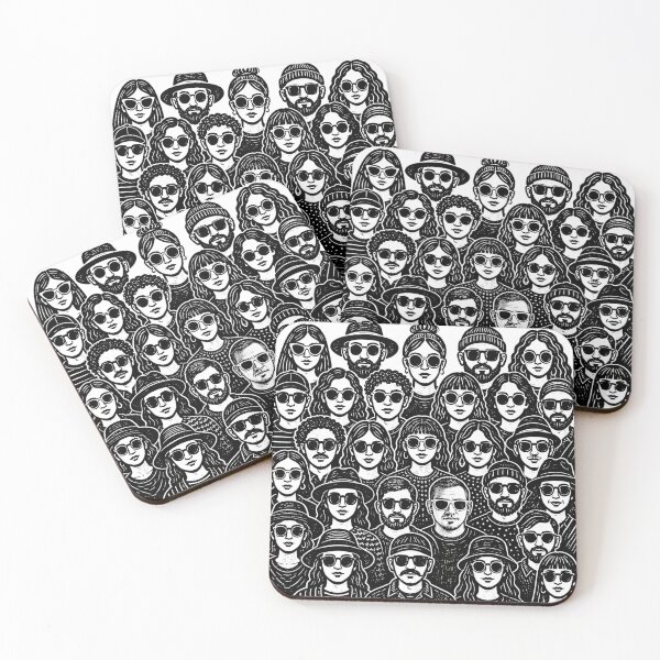 Item preview, Face in the crowd designed and sold by Be-Random.