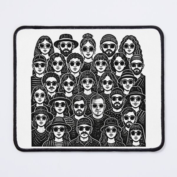 Item preview, Face in the crowd designed and sold by Be-Random.