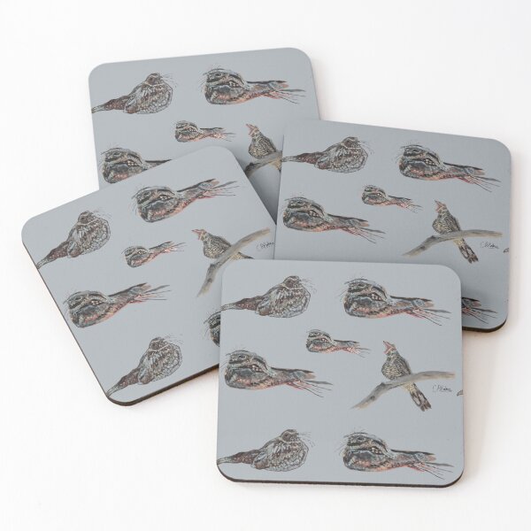 Item preview, Nightjar Print: Acrylic Painted designed and sold by Charlotte's Shop of Bird Stuff.