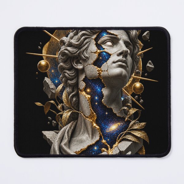 Item preview, Cosmic Rebirth — Kintsugi Celestial Marble designed and sold by RenderSpace.