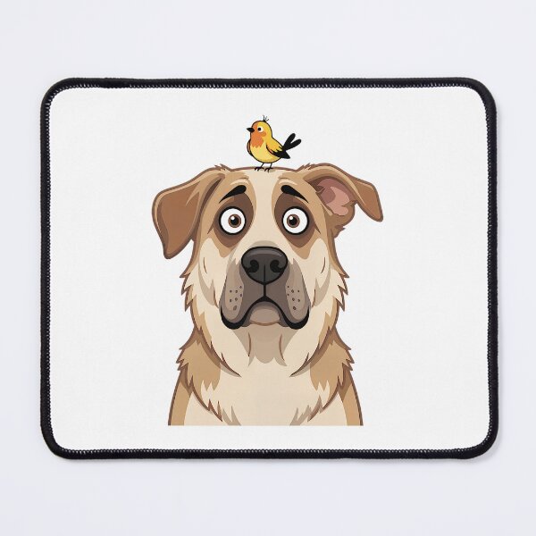 Item preview, Dog and bird designed and sold by ANVivid.