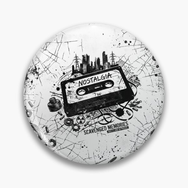 Item preview, Nostalgic Cassette Tape Urban Wasteland designed and sold by MarCinu Art.
