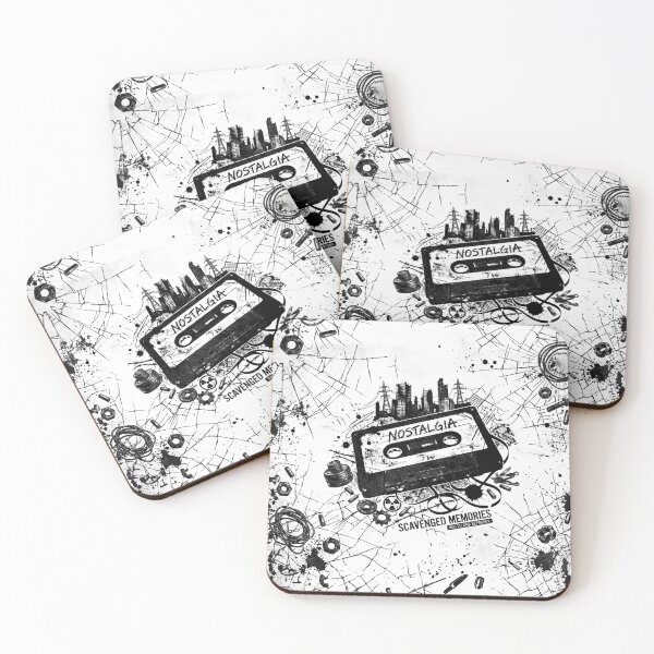 Item preview, Nostalgic Cassette Tape Urban Wasteland designed and sold by MarCinu Art.