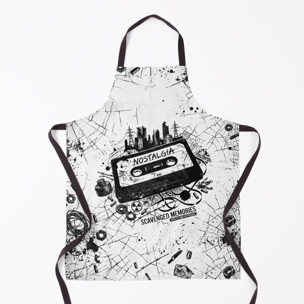 Item preview, Nostalgic Cassette Tape Urban Wasteland designed and sold by MarCinu Art.