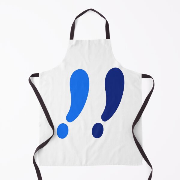 Item preview, Double Exclamation Mark Graphic Design – Bold Blue Accent designed and sold by manojbalan1968.