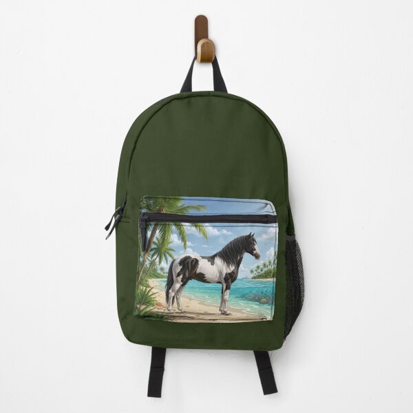 Item preview, An Abaco Barb horse and a Bahamian landscape designed and sold by Cheval-de-coeur.