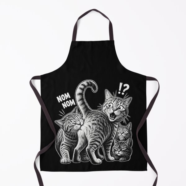 Item preview, Nom Nom Funny Cats – Silly Cat Meme Pet Humor Design designed and sold by PosiMCreations.