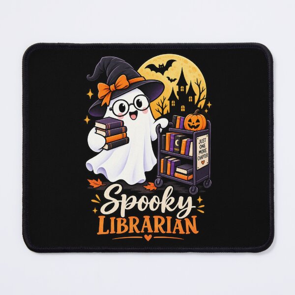 Item preview, Spooky Librarian Halloween Librarian Gift Cute Ghost Book Style designed and sold by Corvoria.