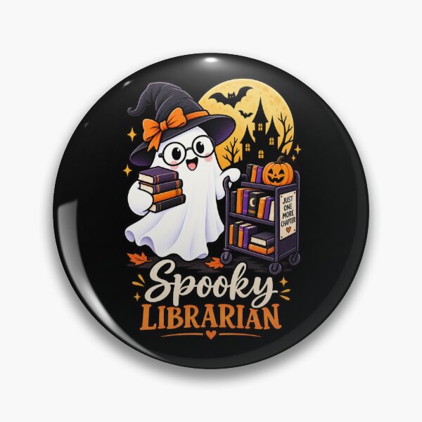 Artikelvorschau, Gruseliges Bibliothekar-Halloween-Geschenk: Niedliches Geisterbuch im Stil eines Buches entworfen und verkauft von Corvoria.
