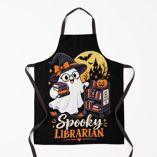 Item preview, Spooky Librarian Halloween Librarian Gift Cute Ghost Book Style designed and sold by Corvoria.